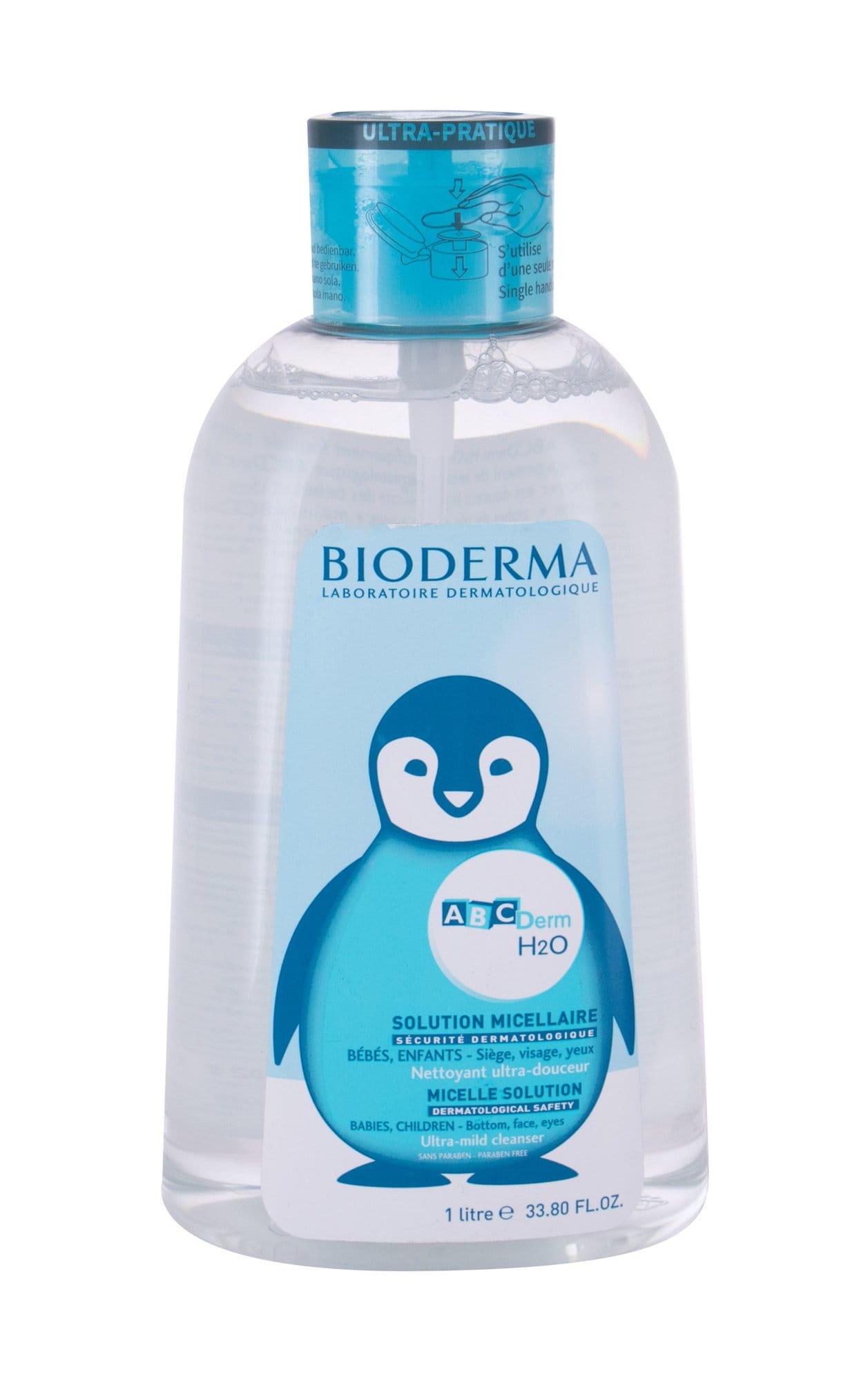 BIODERMA ABCDerm H2O Micellar Water K Płyn micelarny 1000ml-201114